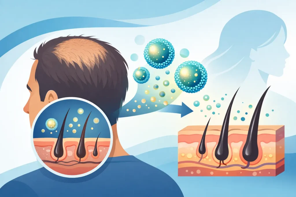 How Exosome Hair Therapy Helps Thinning Hair
