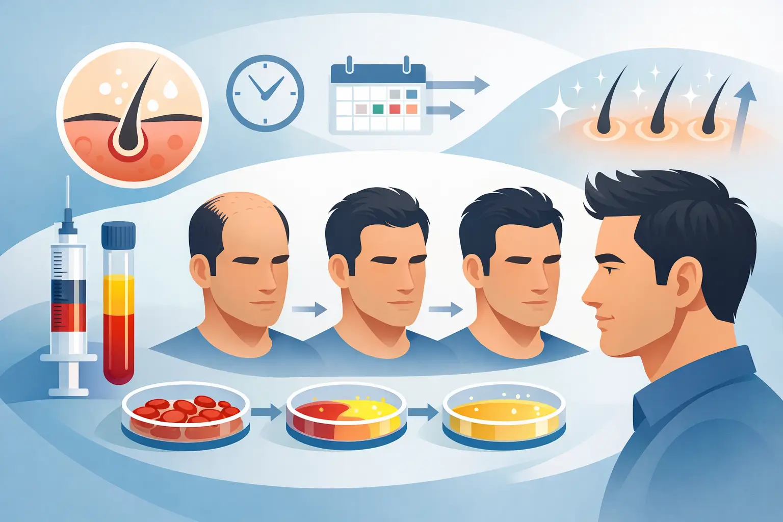 PRP Hair Restoration Timeline: What to Expect