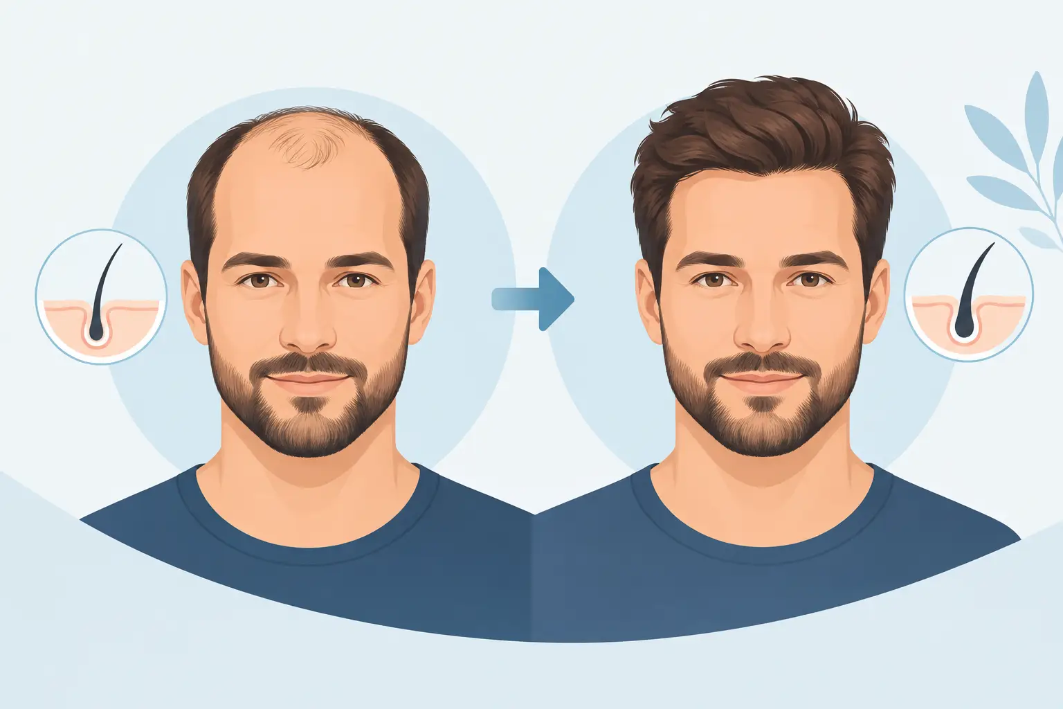 Hair Restoration Before After Example: What to Expect