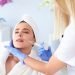 A Girl taking Injection in Botox Clinic